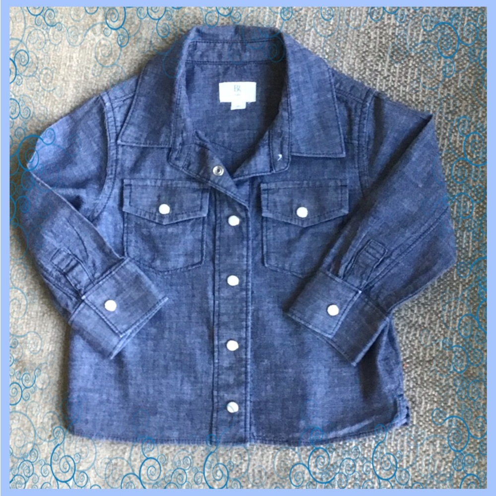 BR BABY Denim Long Sleeved Shirt - Sz 3T